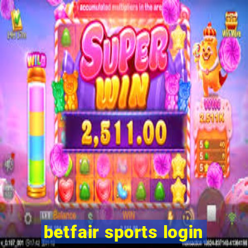 betfair sports login