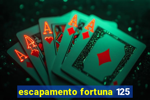 escapamento fortuna 125