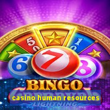 casino human resources