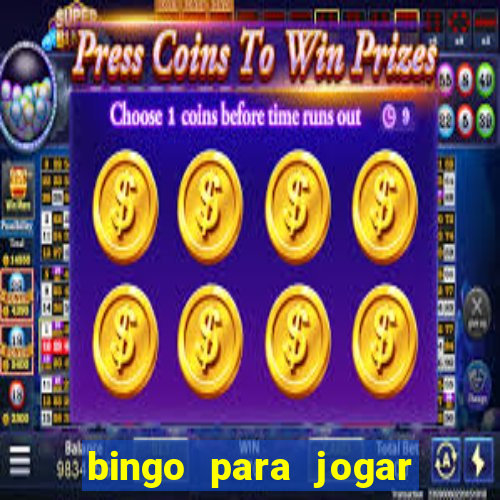 bingo para jogar com os amigos