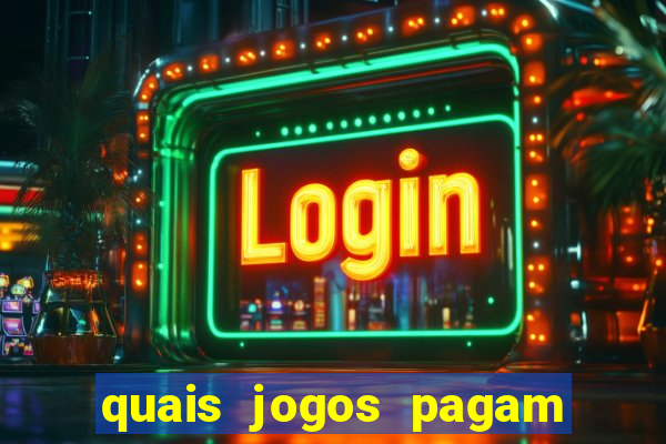 quais jogos pagam de verdade no pix