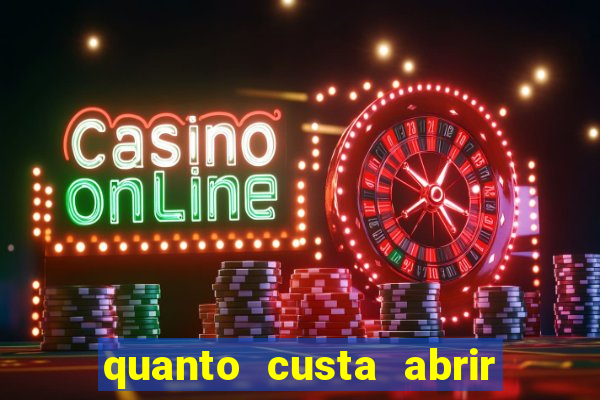 quanto custa abrir um cassino online