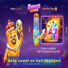 beta count so has changed