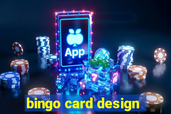 bingo card design