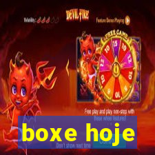 boxe hoje