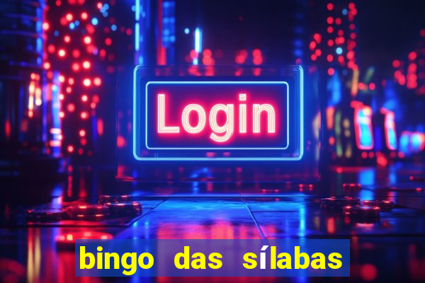 bingo das sílabas como jogar