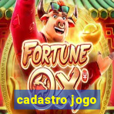 cadastro jogo