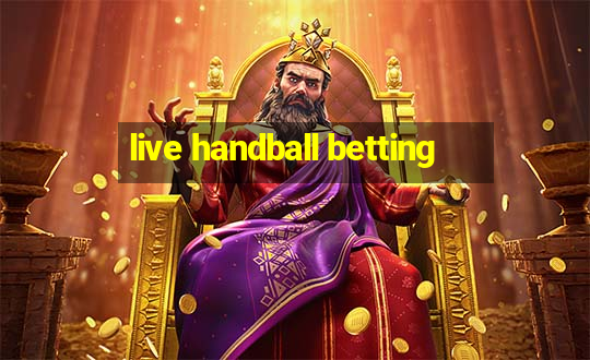 live handball betting