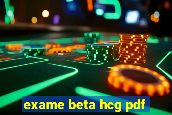 exame beta hcg pdf