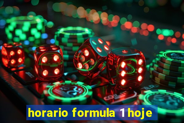 horario formula 1 hoje