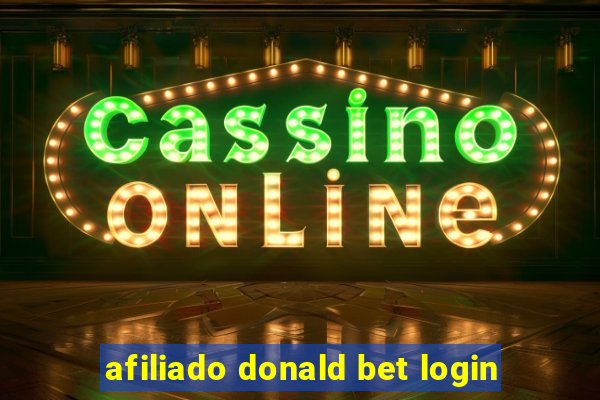 afiliado donald bet login