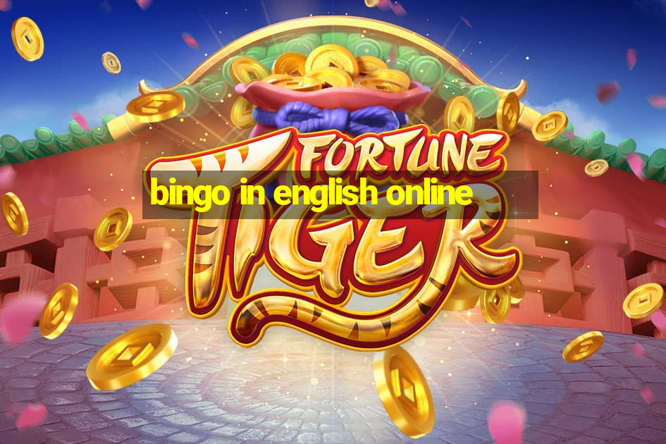 bingo in english online