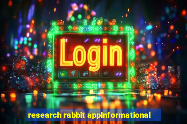 research rabbit appInformational