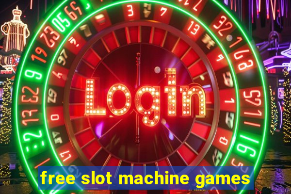 free slot machine games