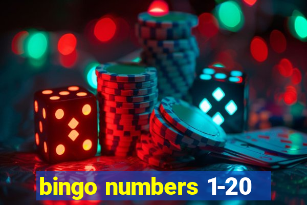 bingo numbers 1-20