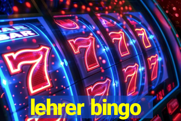 lehrer bingo