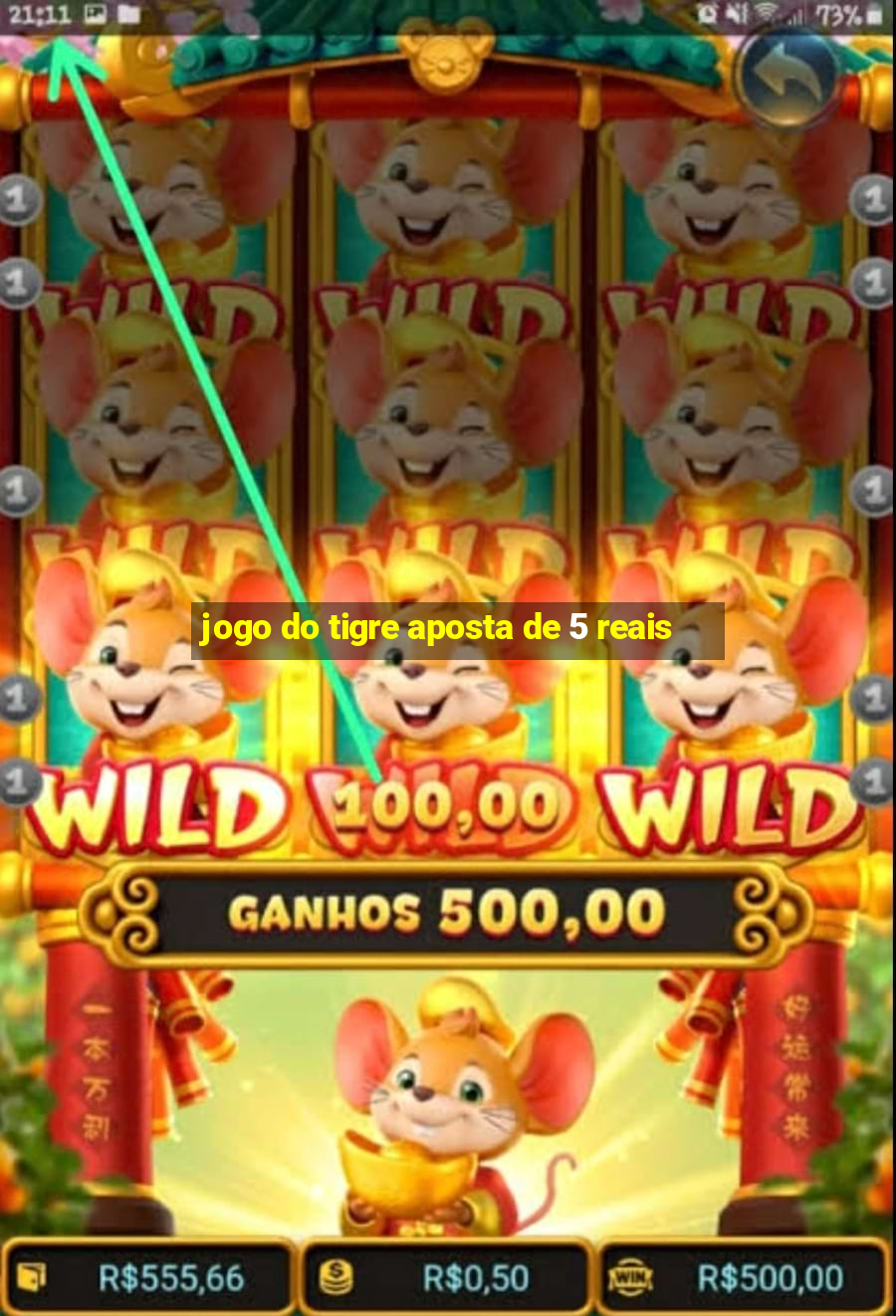 jogo do tigre aposta de 5 reais