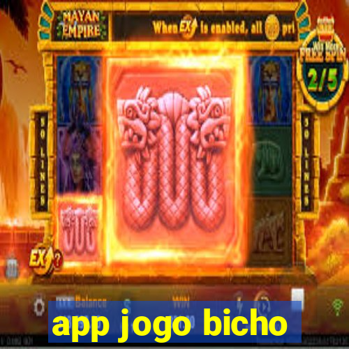 app jogo bicho