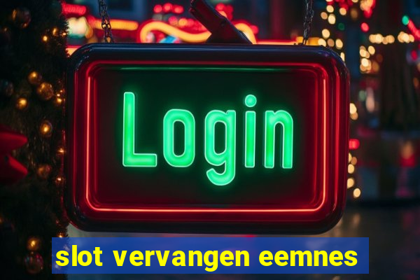 slot vervangen eemnes