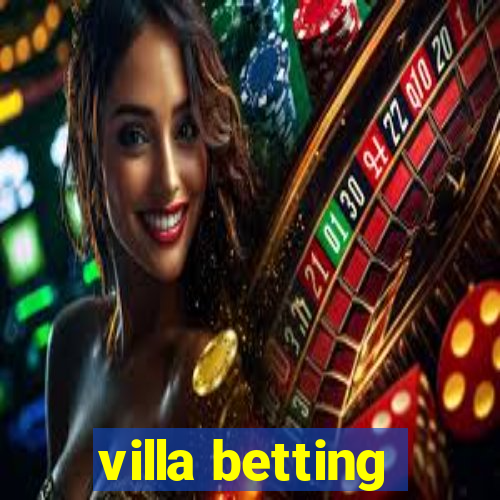 villa betting