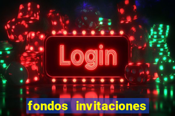 fondos invitaciones de bingo para editar