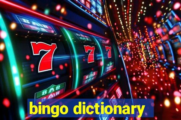 bingo dictionary