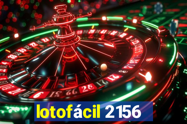 lotofácil 2156