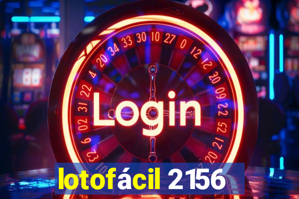 lotofácil 2156