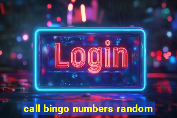 call bingo numbers random