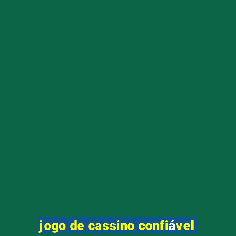 jogo de cassino confiável