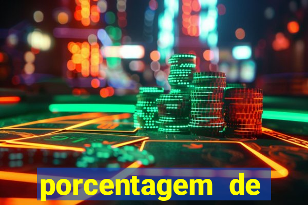 porcentagem de ganhos slots