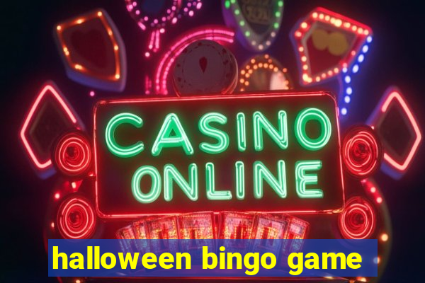 halloween bingo game