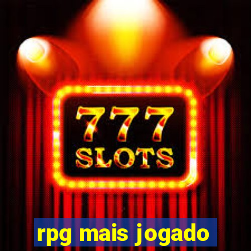 rpg mais jogado