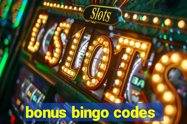 bonus bingo codes