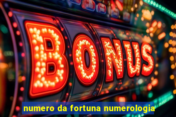 numero da fortuna numerologia