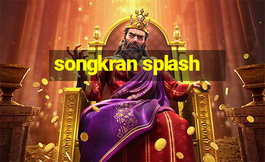 songkran splash