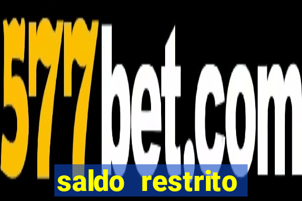 saldo restrito sporting bet