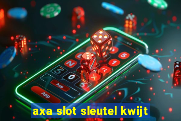 axa slot sleutel kwijt