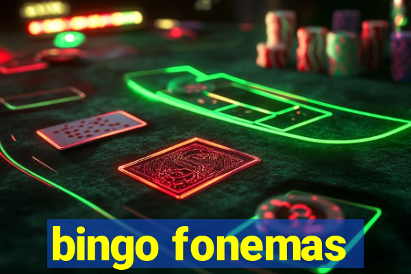 bingo fonemas