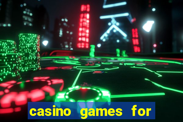 casino games for real money online