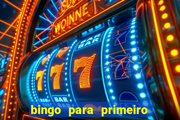 bingo para primeiro dia de aula