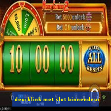 deurklink met slot binnendeur