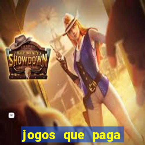 jogos que paga dinheiro de verdade no pix