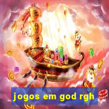 jogos em god rgh