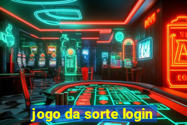 jogo da sorte login