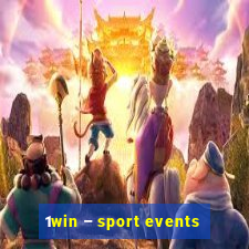 1win – sport events