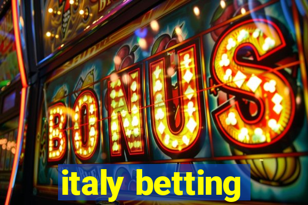 italy betting