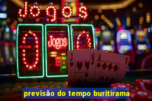 previsão do tempo buritirama