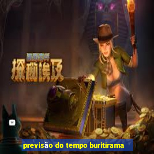 previsão do tempo buritirama