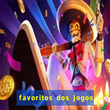 favoritos dos jogos de hoje do brasileir?o